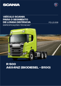 capa scania r500 6x4 biodiesel b100