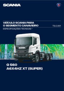 capa scania super xt g560 6x4